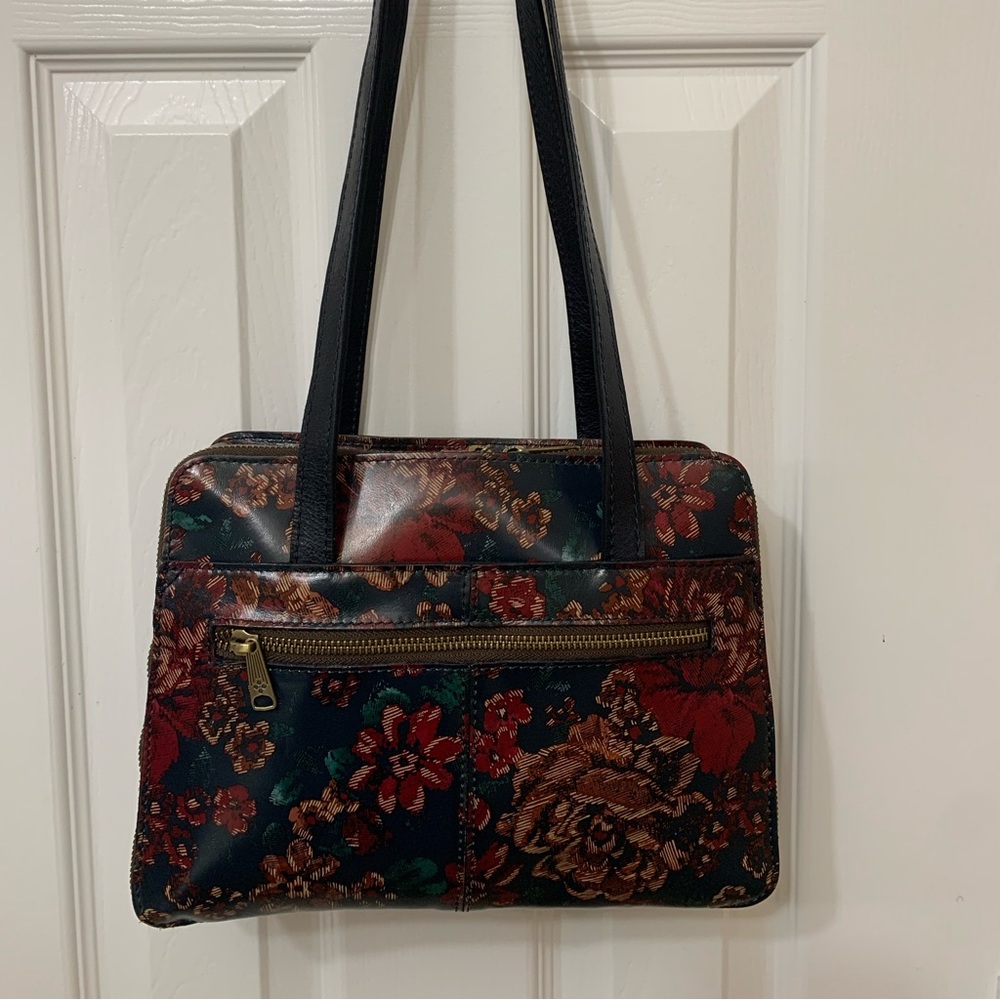 Patricia Nash purse, leather fall tapestry design